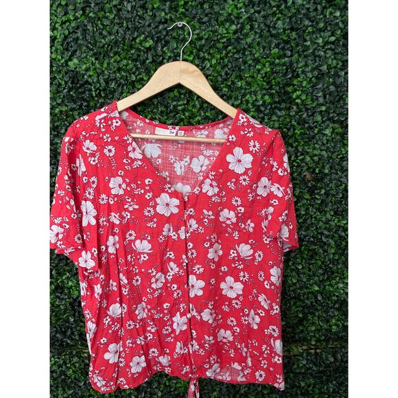 SO floral Blouse Women’s Size XXL - Picture 1 of 7